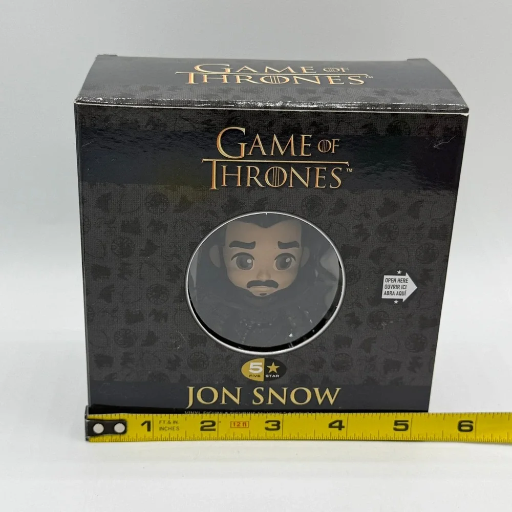 Funko 5 Star Game of Thrones Jon Snow Vinyl Figure with Ghost and Longclaw